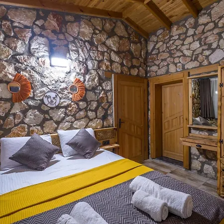 Lueks Dinlenme Selale Kaydirak Havuzu Manzaralar Villa Fethiye